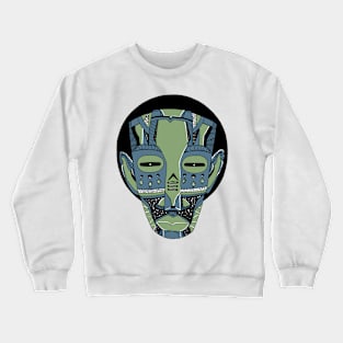 Mellow Cool African Mask No 3 Crewneck Sweatshirt